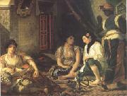 Eugene Delacroix Algerian Women in Their Appartments (mk05) china oil painting reproduction